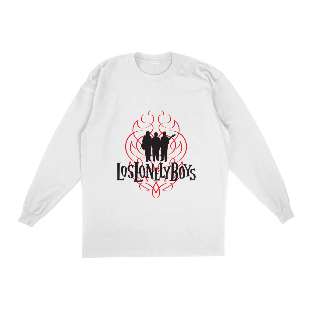 LLB Flames Men's Oversized Long Sleeve Shirt