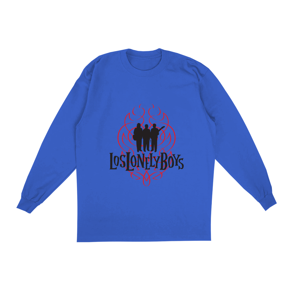 LLB Flames Men's Oversized Long Sleeve Shirt